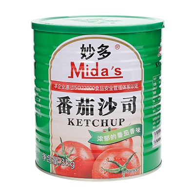 妙多番茄沙司3KG商用装（绿）